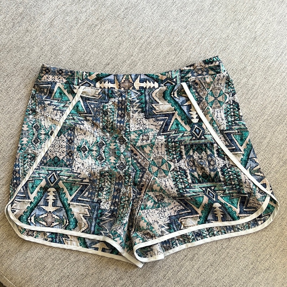Fabric High Waisted Shorts